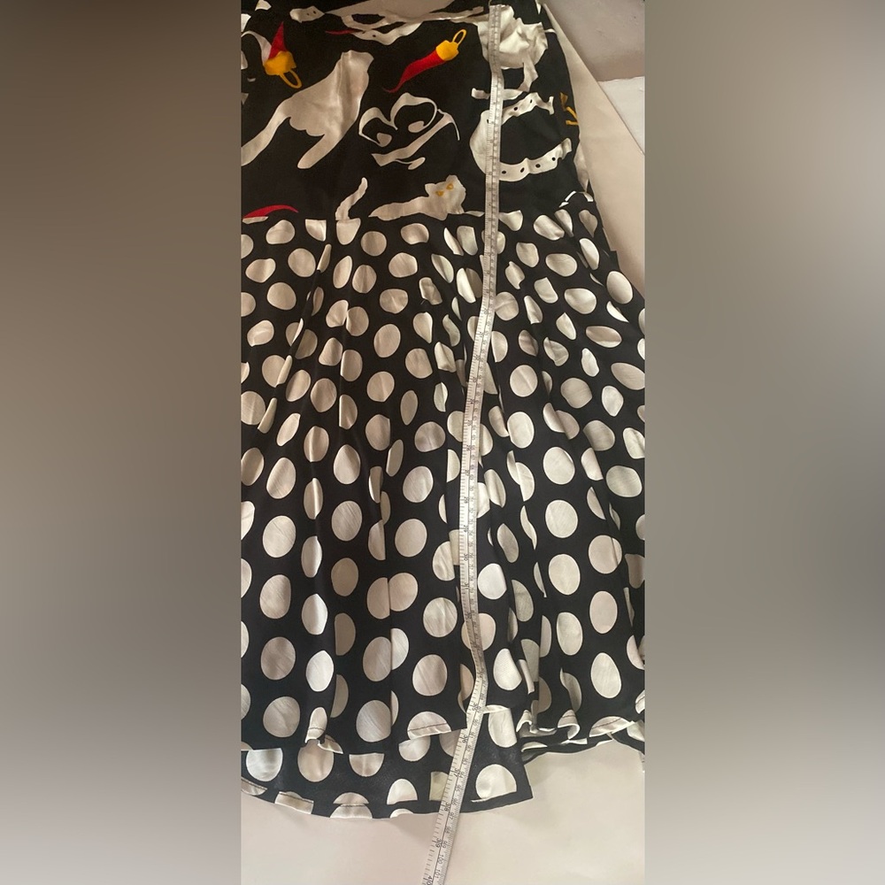 Vintage 90s Moschino Cheap and Chic "Superstition" Polka Dot 2-Piece set - Picture 7 of 16